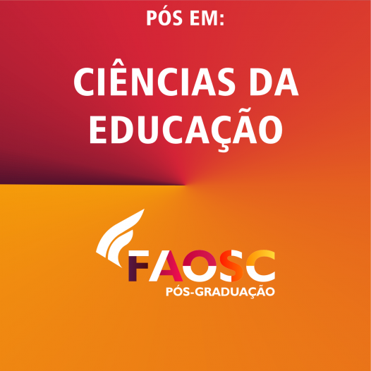 PÓS-GRADUAÇÃO EM CIÊNCIAS DA EDUCAÇÃO