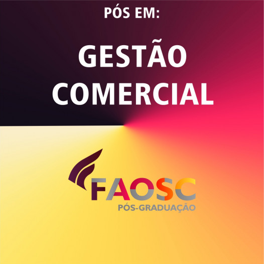 PÓS-GRADUAÇÃO EM GESTÃO COMERCIAL