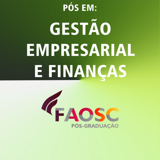 PÓS-GRADUAÇÃO EM GESTÃO EMPRESARIAL E FINANÇAS