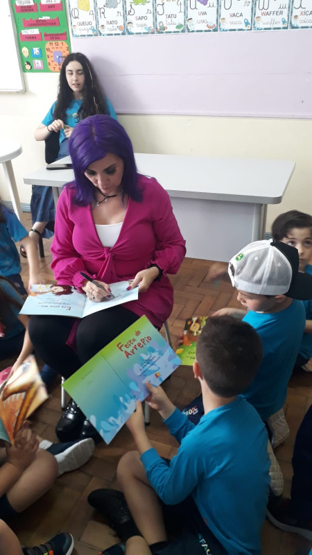 CHÁ LITERÁRIO – COLÉGIO FAOSC E O CURSO DE PEDAGOGIA