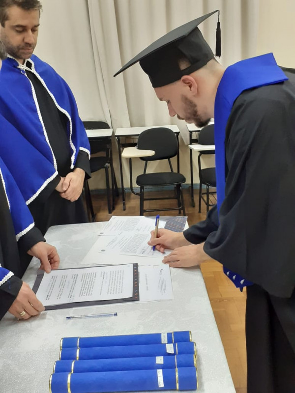 COLAÇÃO DE GRAU EM GABINETE INDIVIDUAL FAOSC 2022/2º