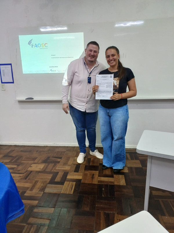 BANCAS EXTAORDINÁRIAS DE TCC FAOSC DOS CURSOS PEDAGOGIA E RECURSOS HUMANOS CONTAM COM A PRESENTAÇA DE PROFESSORES DAS UNIVERSIDADES FEDERAIS E PARTICULARES