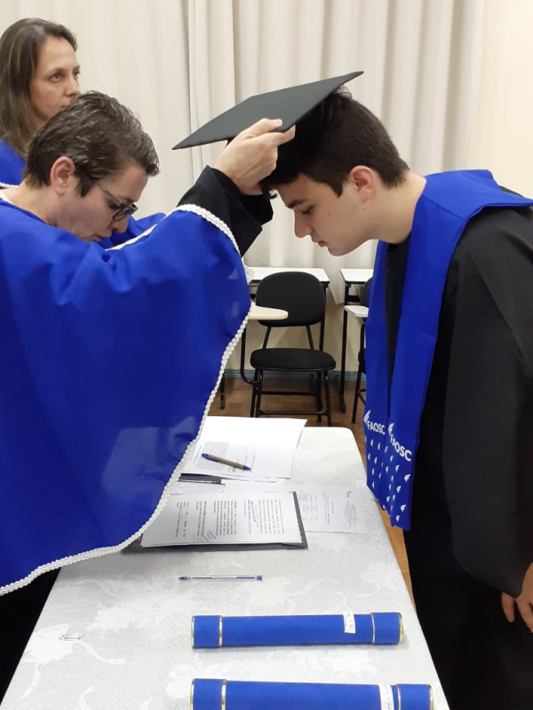 COLAÇÃO DE GRAU EM GABINETE INDIVIDUAL FAOSC 2022/2º