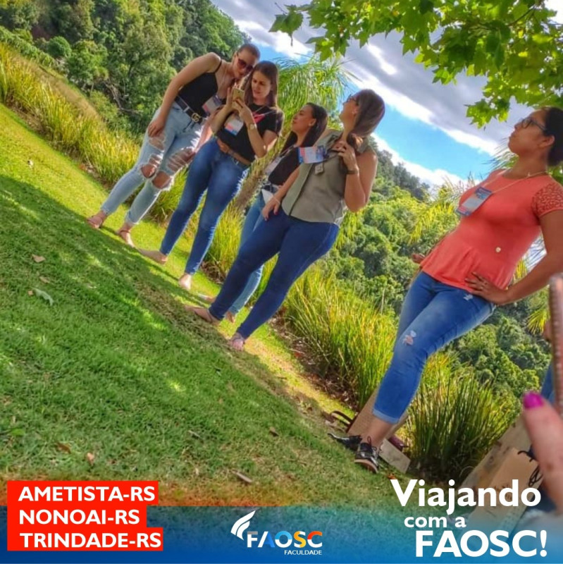 VIAGEM DE ESTUDOS – PROGRAMA VIAJE COM A FAOSC 2021/2
