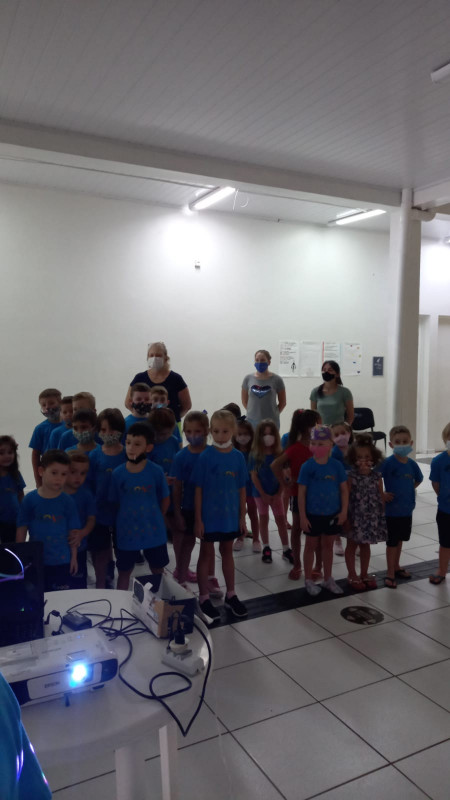 HOMENAGEM AO ANIVERSÁRIO DE PALMITOS - MOMENTO CÍVÍCO DO COLÉGIO FAOSC