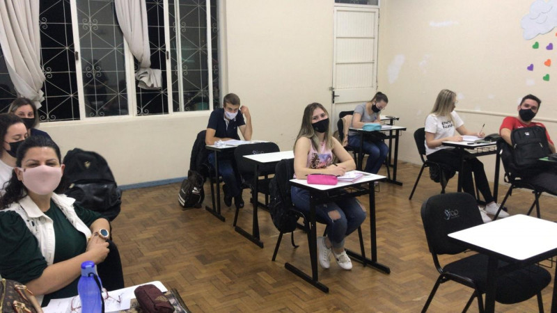 RETORNO DAS AULAS FACULDADE FAOSC
